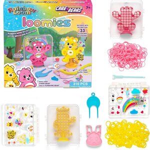 DIY Craft Activity Rainbow Loom Care Bears Loomies Cheer Bear & Funshine Bear 7+